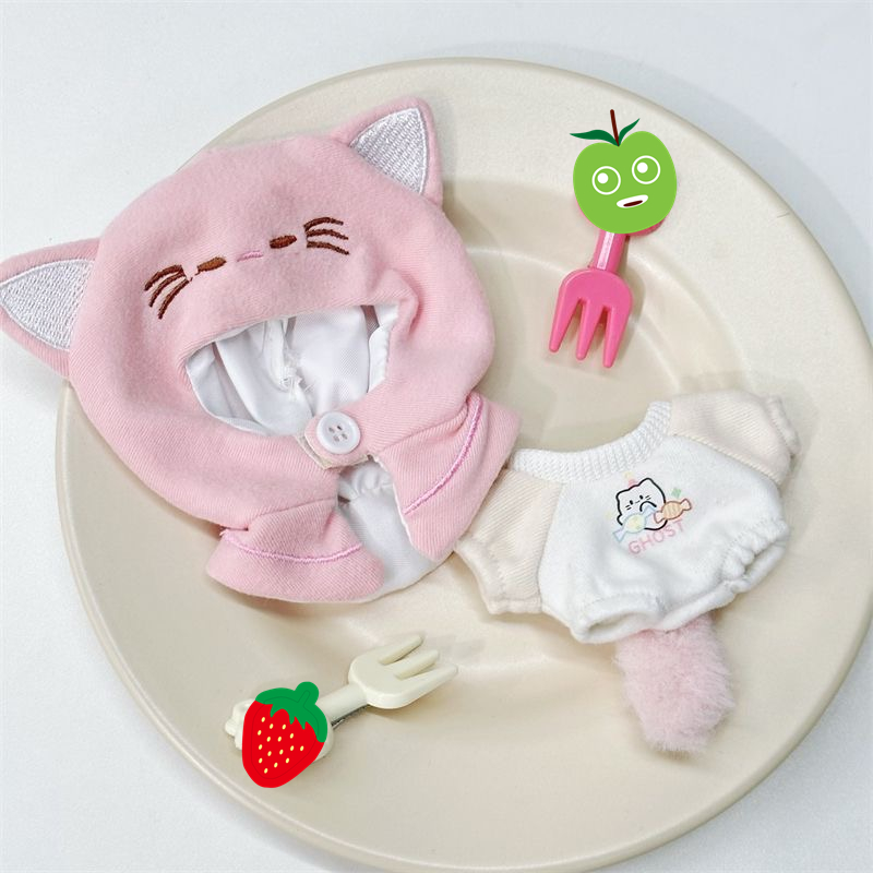 Korean Girls Lifestyle - Poupée en coton avec oreilles de
