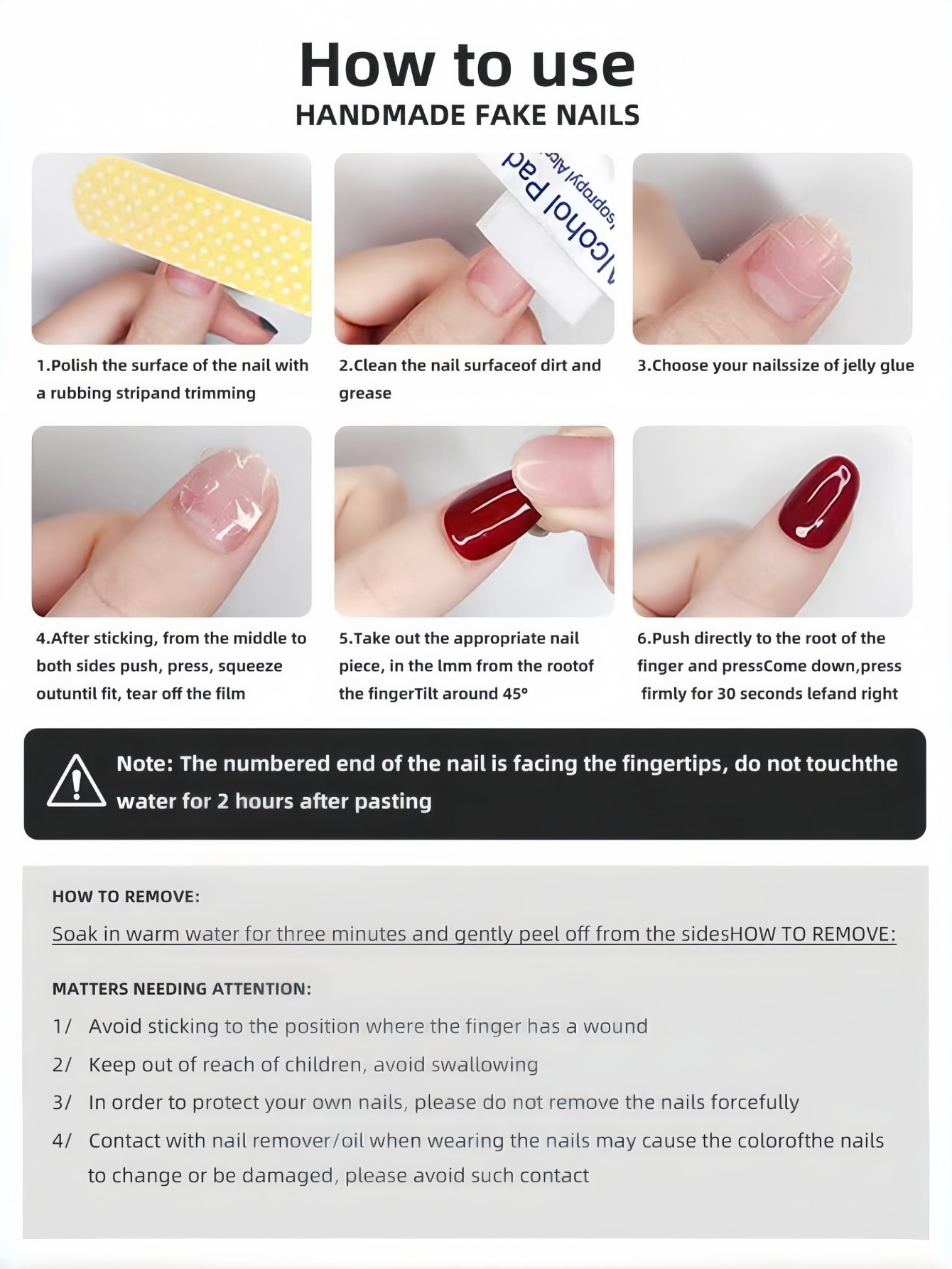Ensemble de 10 pièces de nail  - Korean Girls Lifestyle avis et prix
